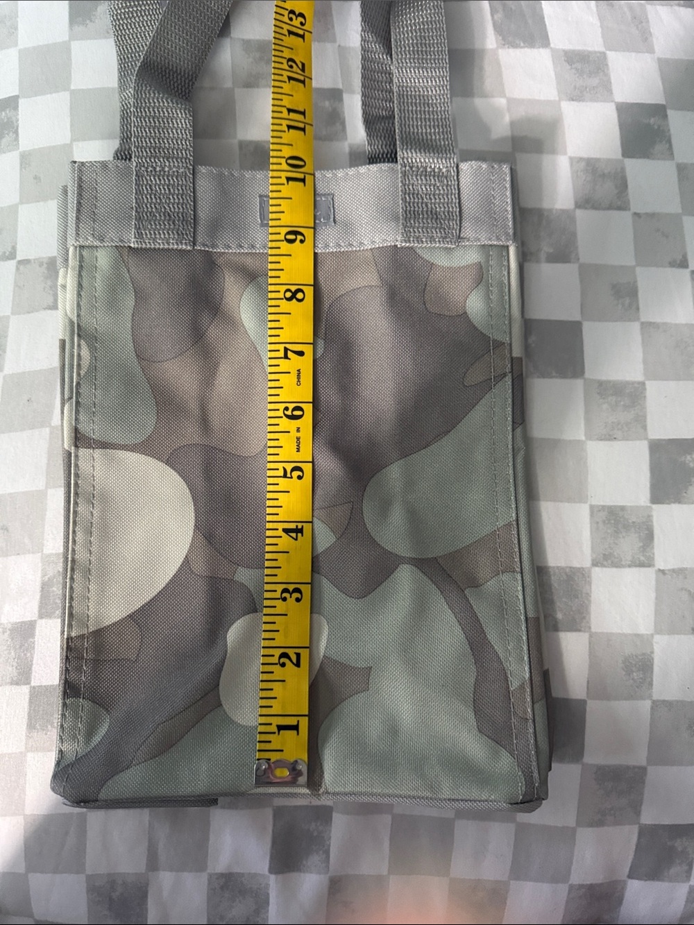 thirty-one Camo Mini Tote in Green and Brown - Picture 3 of 3